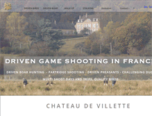 Tablet Screenshot of gameshootingfrance.com